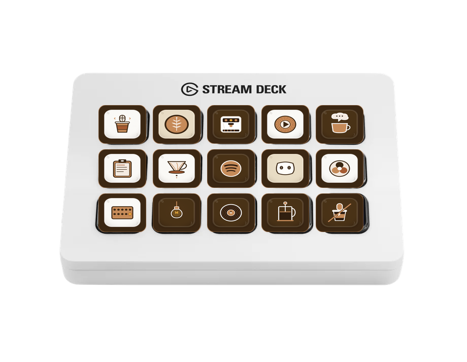Cafe Barista Icon Pack on Stream Deck