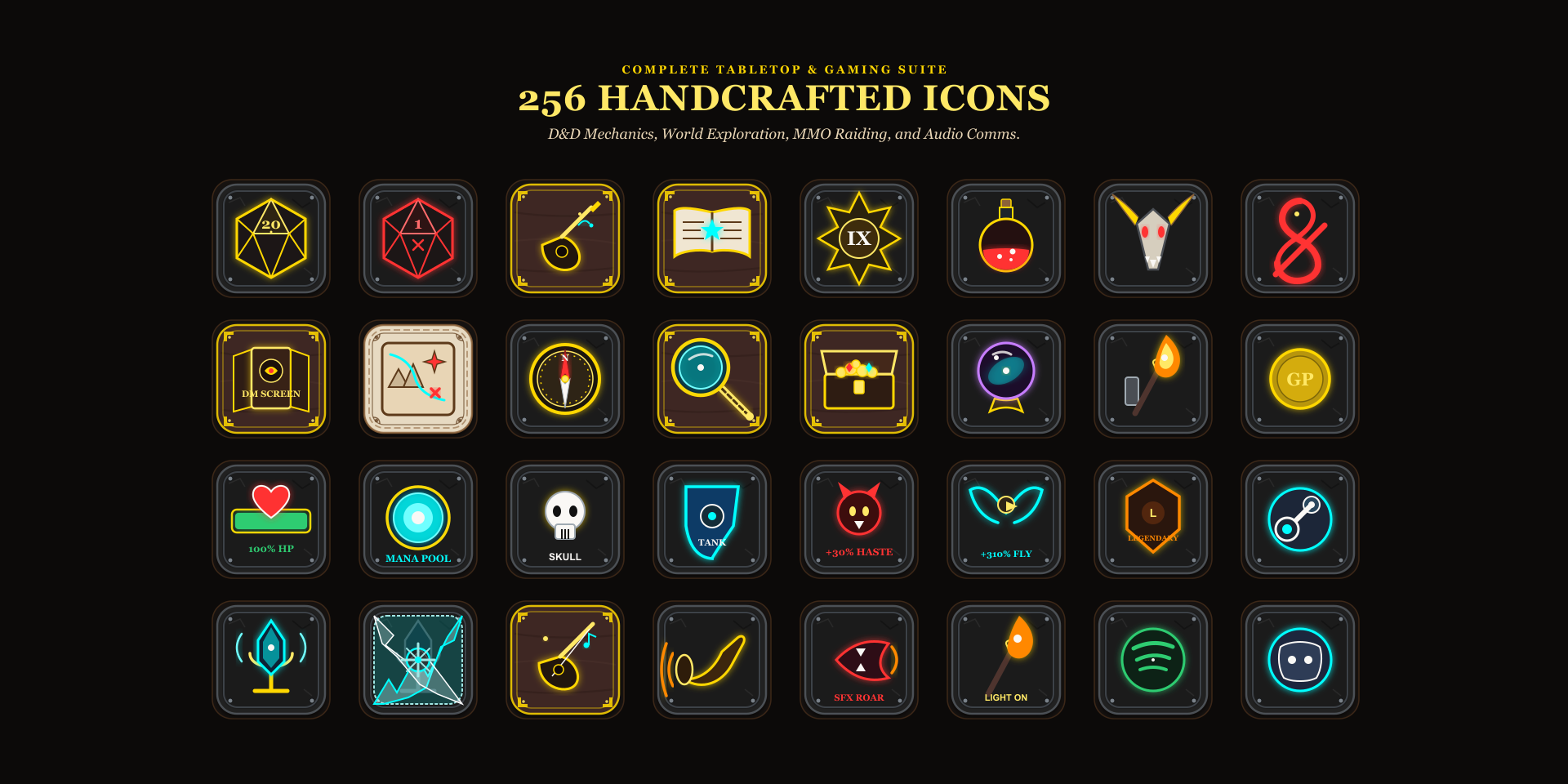 Fantasy RPG Icon Pack Layout Gallery 2