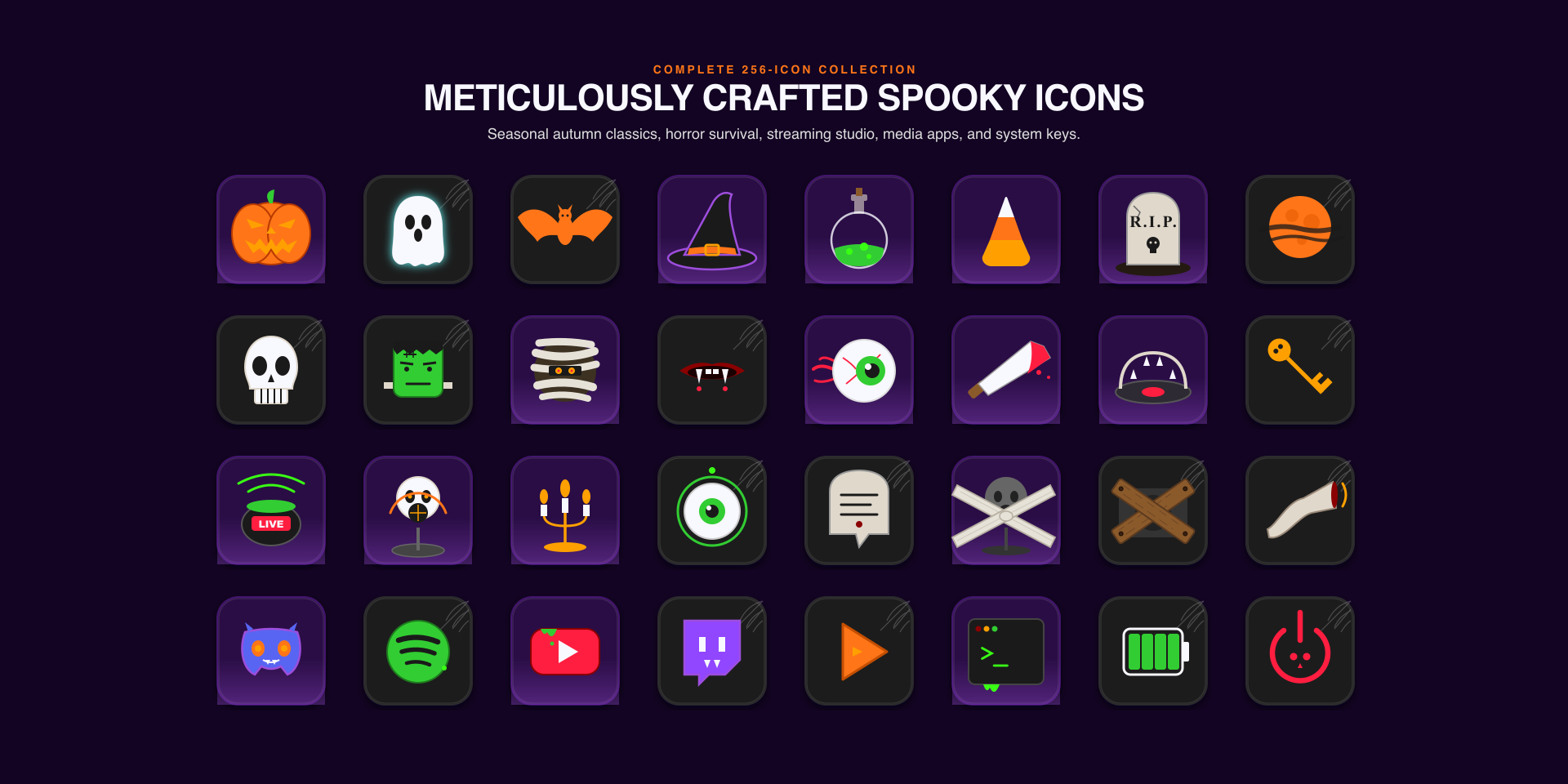 Halloween Icon Pack Layout Gallery 2