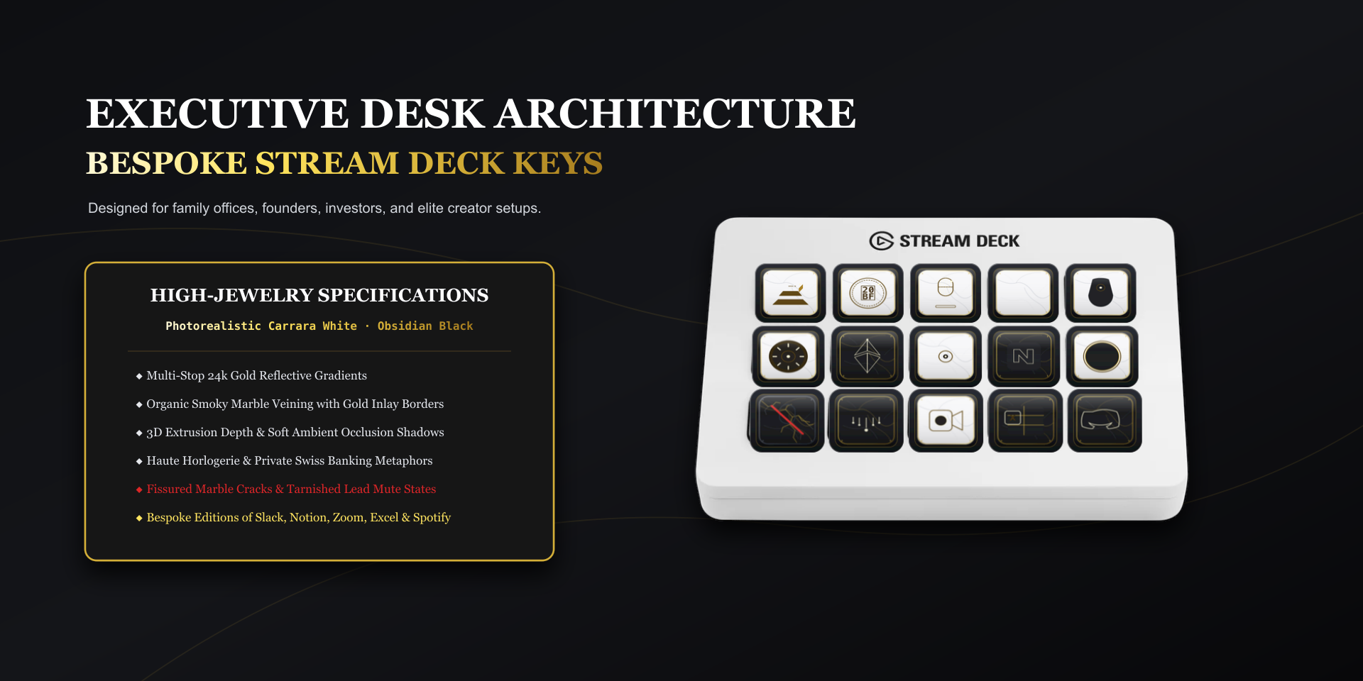 Gold & Marble Lux Icon Pack Overview Gallery 1