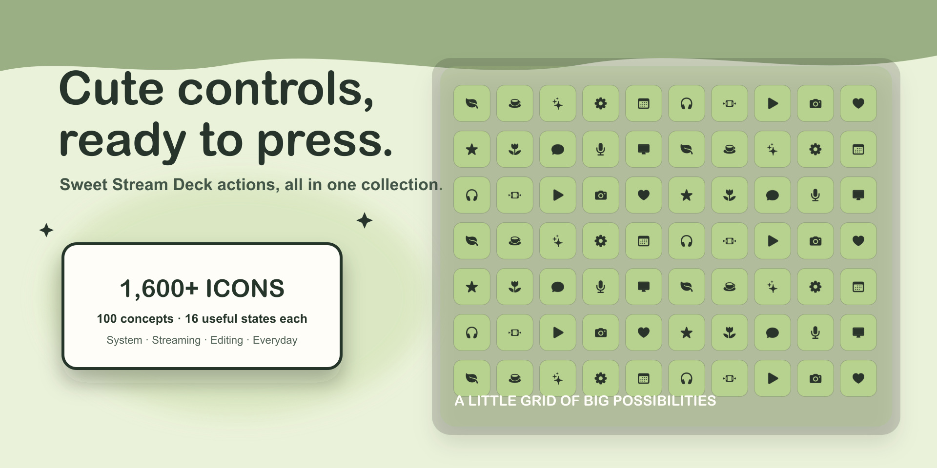 Matcha Icons State Variations