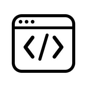 Minimalist Monochrome Light Icon