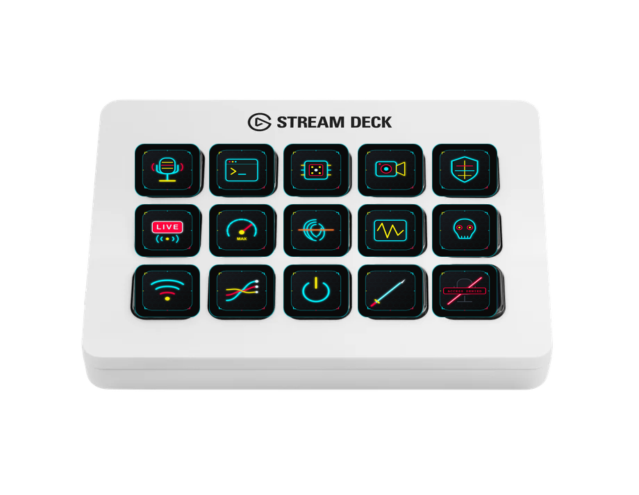 Neo-Tokyo Cyberpunk Icon Pack on Stream Deck