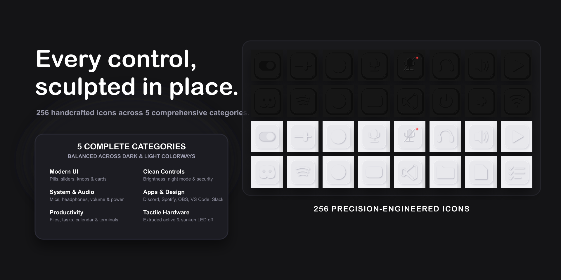 Neumorphic UI Icon Pack Layout Gallery 2