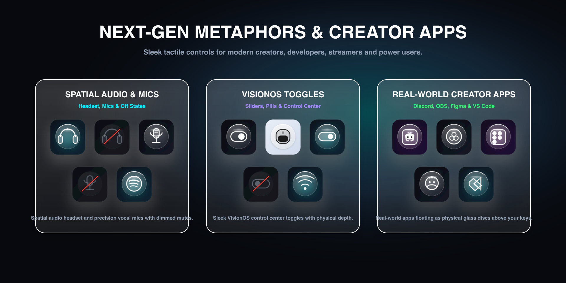 Spatial Glass Icon Pack Desk Setup Gallery 3