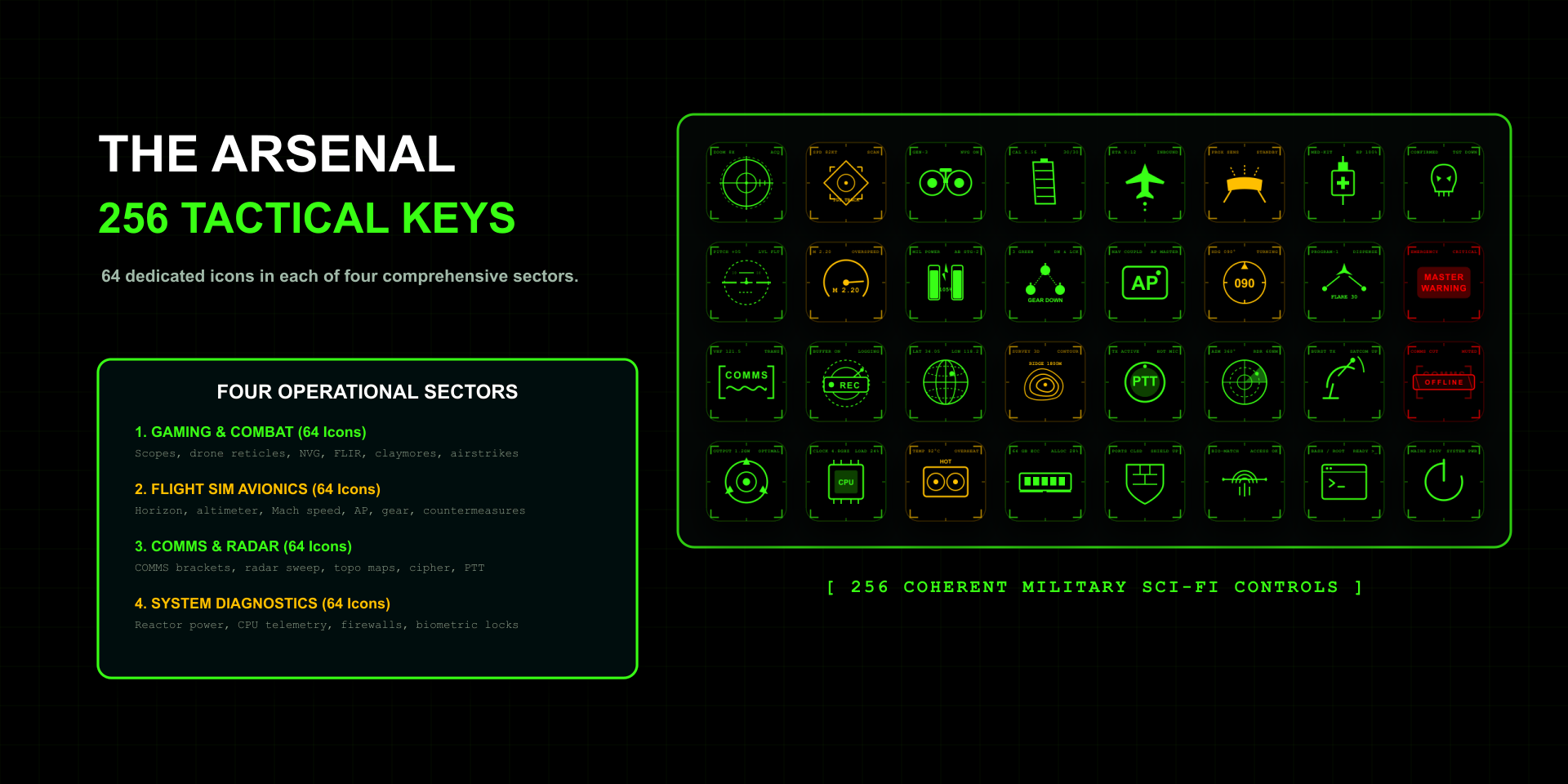 Tactical HUD Cockpit Layout Gallery 2